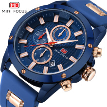 MINI FOCUS 0089 G  Men's Army Military Watch Quartz  Luxury Brand Men Analog Digital Silicone Sports Watches